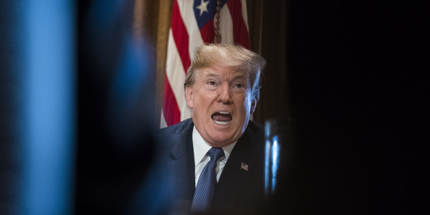 WASHINGTON, DC - NOVEMBER 1: President Donald Trump speaks during a Cabinet Meeting in the Cabinet Room at the White House in Washington, DC on Tuesday, Nov. 01, 2017. (Photo by Jabin Botsford/The Washington Post via Getty Images)