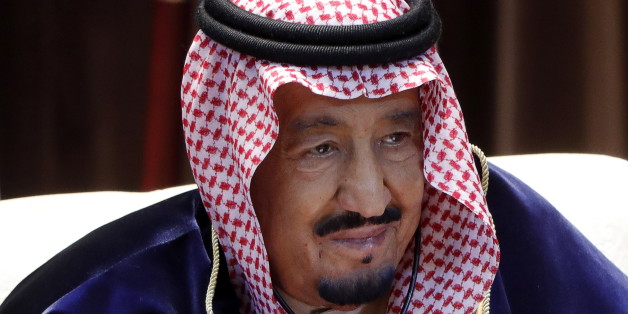 MOSCOW, RUSSIA - OCTOBER 7, 2017: King Salman bin Abdulaziz of Saudi Arabia is awarded the title of Honorary Doctor during a ceremony at MGIMO University. Mikhail Japaridze/TASS (Photo by Mikhail Japaridze\TASS via Getty Images)