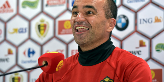 L'entraîneur de l'équipe de football belge, Roberto Martinez.