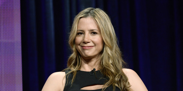 Cast member Mira Sorvino of new drama series "Intruders" participates in a panel during the BBC America portion of the 2014 Television Critics Association Cable Summer Press Tour in Beverly Hills, California July 9, 2014. REUTERS/Kevork Djansezian (UNITED STATES - Tags: ENTERTAINMENT)