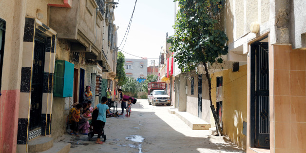 A view of outside of the family home of Barcelona attack suspects Younes and El Houssaine Abouyaaqoub, and Mohammed and Omar Hychami is pictured in their family home where they used to spend holidays, three days after a van crashed into pedestrians at Las Ramblas in Barcelona, in the town of Mrirt, Morocco August 20, 2017. REUTERS/Youssef Boudlal