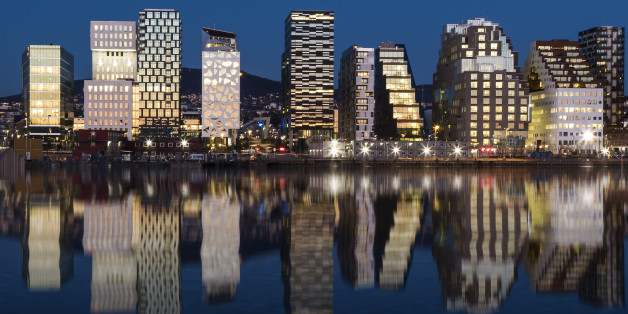 Oslo Skyline by night 2015