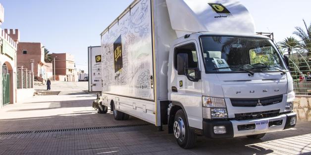 Le camion-théâtre "Spectacle pour tous" fait étape à Rabat