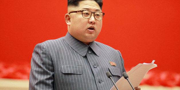 This picture taken on December 21, 2017 and released from North Korea's official Korean Central News Agency (KCNA) on December 22, 2017, shows North Korean leader Kim Jong-Un delivering his speech during the opening of the 5th Conference of Cell Chairpersons of the Workers' Party of Korea (WPK) in Pyongyang. / AFP PHOTO / KCNA VIA KNS / - / South Korea OUT / REPUBLIC OF KOREA OUT ---EDITORS NOTE--- RESTRICTED TO EDITORIAL USE - MANDATORY CREDIT 'AFP PHOTO/KCNA VIA KNS' - NO MARKETING NO ADVERT
