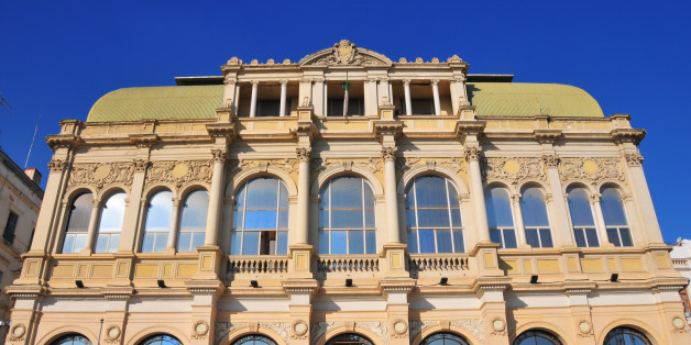 Algiers, Algeria - January 28, 2008: Algerian National Theatre, Port Said square