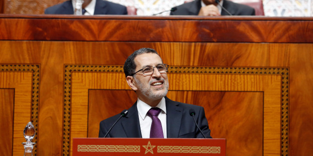 Moroccan Prime Minister Saad Eddine el-Othmani delivers his first speech presenting the government's program at the Moroccan Parliament in Rabat, Morocco April 19, 2017. REUTERS/Youssef Boudlal
