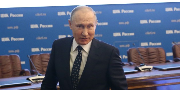 MOSCOW, RUSSIA - DECEMBER, 27 (RUSSIA OUT) Russian President Vladimir Putin attends a registration as a candidate for Presidential Elections 2018 at Russia's Central Election Commissions on December 27,2017 in Moscow, Russia. (Photo by Mikhail Svetlov/Getty Images)
