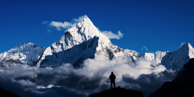 Climber in Mount Everest,Himalayan