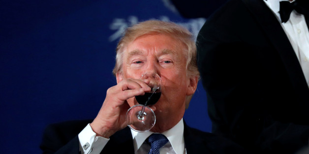 U.S. President Donald Trump attends a state dinner hosted by South Korea's President Moon Jae-in in his honor at the Blue House in Seoul, South Korea November 7, 2017. REUTERS/Jonathan Ernst