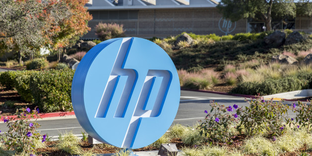 Palo Alto, United States - November 11, 2015: Headquarters of Hewlett-Packard and Hewlett Packard Enterprise, located at 1501 Page Mill Rd. The company recently decided to split into two separate companies. Hewlett-Packard Enterprise will concentrate on selling hardware like servers to businesses while HP Inc. will sell printers and personal computers.