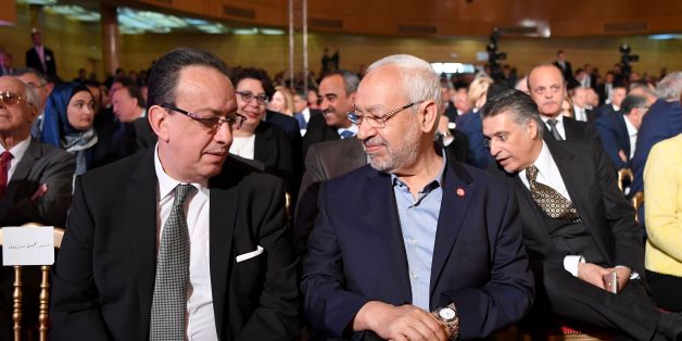 Hafedh Caid Essebsi, Vice-President of Tunisia's ruling Nidaa Tounes party and son of the Tunisian President Beji Essebsi, attends a meeting for the Executive Bureau of the party on November 12, 2015 in Tunis, to try to solve the problems that the party has experienced in recent months. The secularist Nidaa Tounes, elected to power last year in a vote hailed as a democratic victory after Tunisia's Arab Spring revolt, has been riven by months of infighting and 31 lawmakers from the party resigned