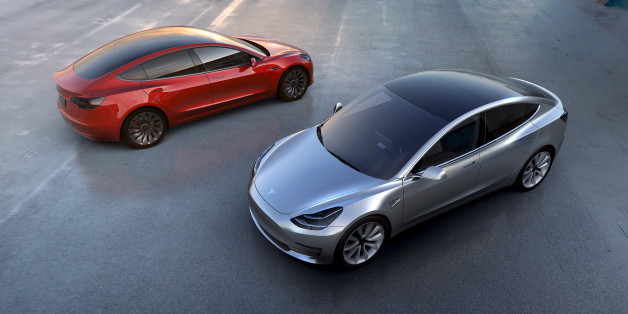 Tesla Motors' mass-market Model 3 electric cars are seen in this handout picture from Tesla Motors on March 31, 2016. REUTERS/Tesla Motors/Handout via Reuters/File Photo ATTENTION EDITORS - THIS PICTURE WAS PROVIDED BY A THIRD PARTY. REUTERS IS UNABLE TO INDEPENDENTLY VERIFY THE AUTHENTICITY, CONTENT, LOCATION OR DATE OF THIS IMAGE. IT IS DISTRIBUTED EXACTLY AS RECEIVED BY REUTERS, AS A SERVICE TO CLIENTS. FOR EDITORIAL USE ONLY. NOT FOR SALE FOR MARKETING OR ADVERTISING CAMPAIGNS. TPX IMAGES OF