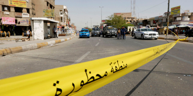 Un cordon de police après un attentat suicide à Bagdad, le 27 septembre 2016 (photo d'illustration)