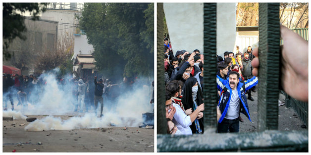 Image de gauche: Zoubeir Souissi/Reuters... image de droite: Stringer/Anadoly Agency/Getty images
