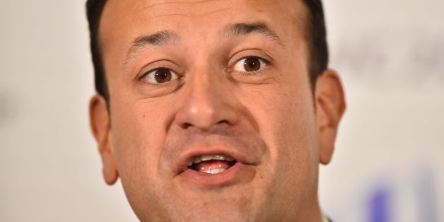Ireland's Prime Minister Leo Varadkar takes part in a press conference after Ireland presented their bid to host the 2023 Rugby World Cup in London on September 25, 2017The World Rugby Council will hear the presentations from candidates France, Ireland and South Africa and the Rugby World Cup Board will make its recommendation on October 31 before the final decision on who will host the 10th edition is made on November 15. / AFP PHOTO / Glyn KIRK (Photo credit should read GLYN KIRK/AFP/Ge