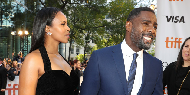 Actor Idris Elba arrives with his girlfriend Sabrina Dhowre at the premiere of the film "The Mountain Between Us" at Toronto International Film Festival (TIFF) in Toronto Canada, September 10, 2017. REUTERS/Fred Thornhill