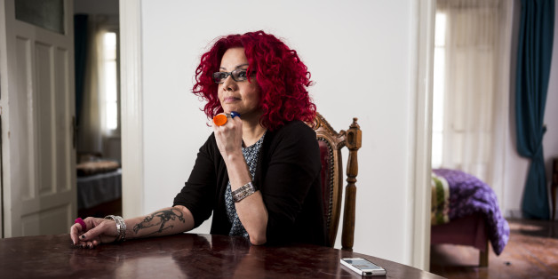 CAIRO, EGYPT - April 12: Mona Eltahawy is an Egyptian author publishing a new book 'Headscarves and Hymens: Why the Middle East Needs a Sexual Revolution' photographed in her home on April 12, 2015 in Cairo, Egypt. (Photo by David Degner/Getty Images).