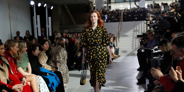 Models present creations from the Michael Kors 2018 fall collection during New York Fashion Week, in New York, U.S., February 14, 2018. REUTERS/Shannon Stapleton