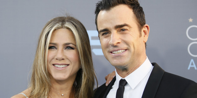 Actors Jennifer Aniston and Justin Justin Theroux arrive at the 21st Annual Critics' Choice Awards in Santa Monica, California January 17, 2016. REUTERS/Danny Moloshok