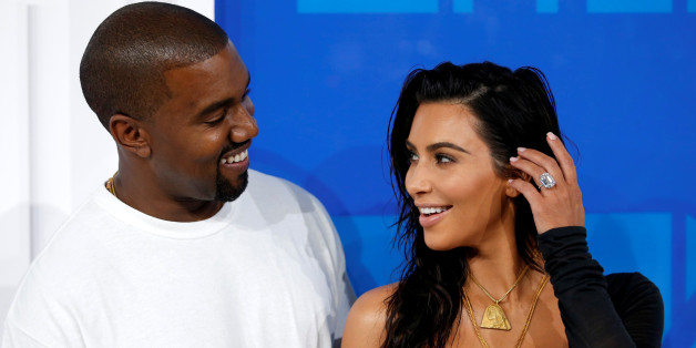 Kim Kardashian and Kanye West arrive at the 2016 MTV Video Music Awards in New York, U.S., August 28, 2016. REUTERS/Eduardo Munoz TPX IMAGES OF THE DAY