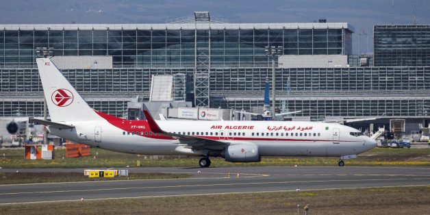 Frankfurt, Germany - March 30, 2017: Air Algerie Boeing 737-8D6 at the Frankfurt international airport