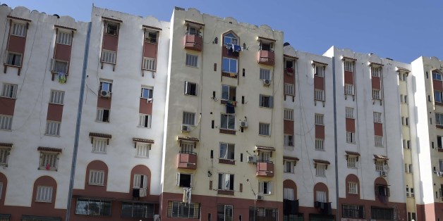 TO GO WITH AFP STORY BY ABDELLAH CHEBALLAH A photo taken on July 28, 2015 shows the Ain El-Malha suburb of the Algerian capital, Algiers. Faced with a burst in population growth, Algeria is constructing millions of properties with the hope to become the first African capital without any slums, but due to little urban planning these rapidly rising suburbs are at risk of turning into ghettos. AFP PHOTO / FAROUK BATICHE (Photo credit should read FAROUK BATICHE/AFP/Getty Images)