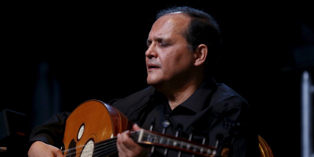 Tunisian oud player Anouar Brahem performs during the Jazzablanca World & Jazz Music Festival in Casablanca April 20, 2015. REUTERS/Youssef Boudlal