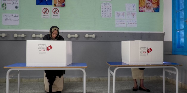In November 23rd, 2014: In the daytime vote for the presidential elections, for the first one since the revolution of 2011. (Photo by Nicolas Fauqu��/Corbis via Getty Images)