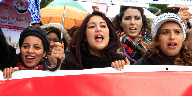 Women march to commemorate International Women's Day in Tunis March 8, 2015. REUTERS/Anis Mili (TUNISIA - Tags: SOCIETY)