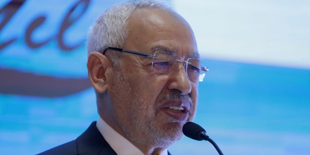 ANKARA, TURKEY - FEBRUARY 27: Leader of the En-Nahda Movement Rached Ghannouchi delivers a speech during Alija between East and West' symposium within the '25 years with Sarajevo' event as part of the anniversary of 25th anniversary of Bosnia and Herzegovina's foundation at the Ankara Congresium on February 27, 2018 in Ankara, Turkey. (Photo by Metin Aktas/Anadolu Agency/Getty Images)