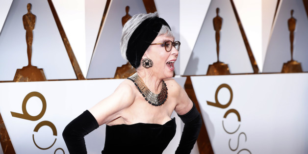90th Academy Awards - Oscars Arrivals â Hollywood, California, U.S., 04/03/2018 â Rita Moreno wears the same dress she wore when she won the best supporting actress Oscar in 1962 for "West Side Story". REUTERS/Mario Anzuoni