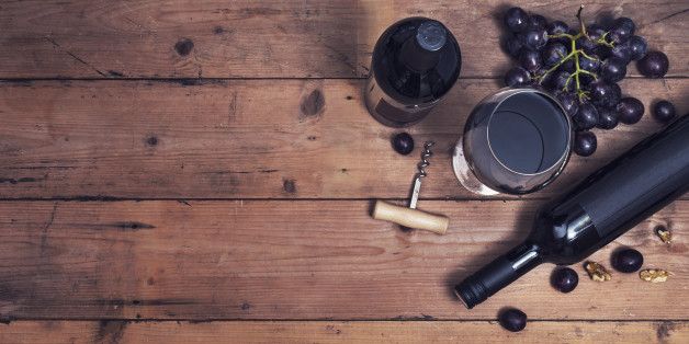 Wine header image with copy space