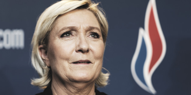 LILLE, FRANCE - MARCH 10: France's far-right party Front National (FN) president Marine Le Pen gives a press conference during the French far-right Front National (FN) party annual congress on March 10, 2018 at the Grand Palais in Lille, north of France. Le Pen will attempt to revive her battered party this weekend at a conference with a proposal to ditch the tainted National Front brand, seen as a key hurdle to winning power. on March 10, 2018 in Lille, France. (Photo by Sylvain Lefevre/Getty