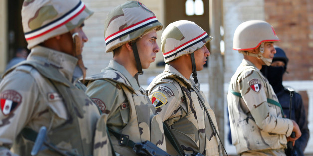 Military forces are seen in North Sinai, Egypt, December 1, 2017. Picture taken December 1, 2017. REUTERS/Mohamed Abd El Ghany