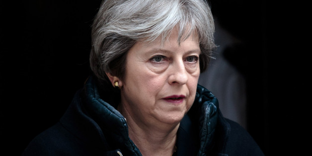 LONDON, ENGLAND - MARCH 14: British Prime Minister Theresa May leaves Number 10 Downing Street on March 14, 2018 in London, England. Mrs May is expected to announce measures against Moscow after it failed to meet a deadline to explain how a Russian nerve agent was used in Salisbury against former spy Sergei Skripal and his daughter Yulia. (Photo by Jack Taylor/Getty Images)