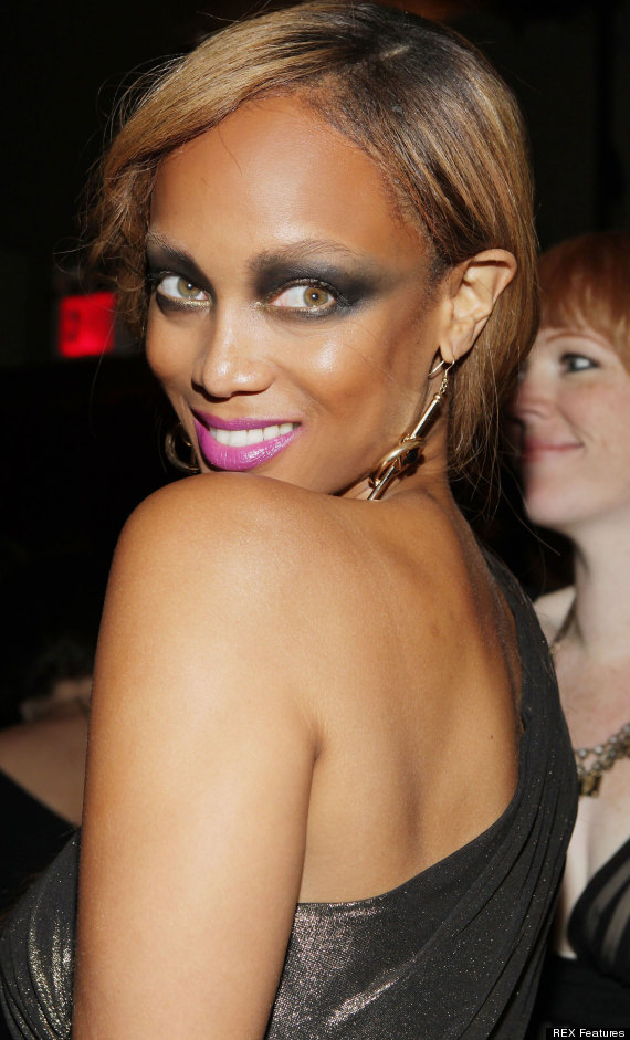 Tyra Banks Attends The Annual Moth Ball In Scary Make-Up (PHOTOS)