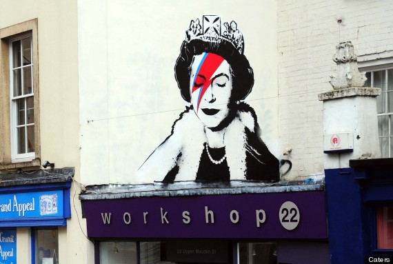 banksy queen