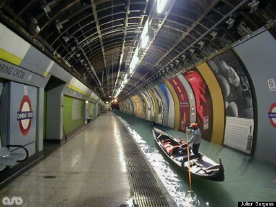 Amazing Picture Emerges Of Flooding On London Underground Central Line Photo 