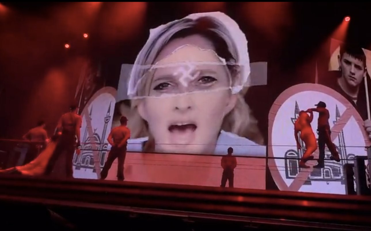 marine le pen madonna