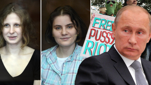 Pussy Riot Trial Punk Trio Sentenced To Two Years Each For Anti Putin Song Huffpost Uk