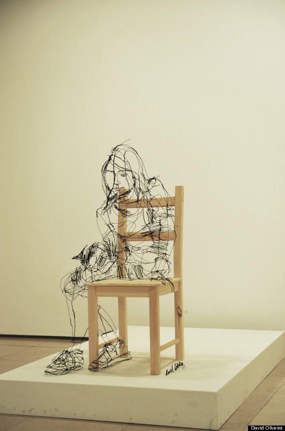 David Oliveira Draws Pictures With Wire David Oliveira Draws Pictures With Wire