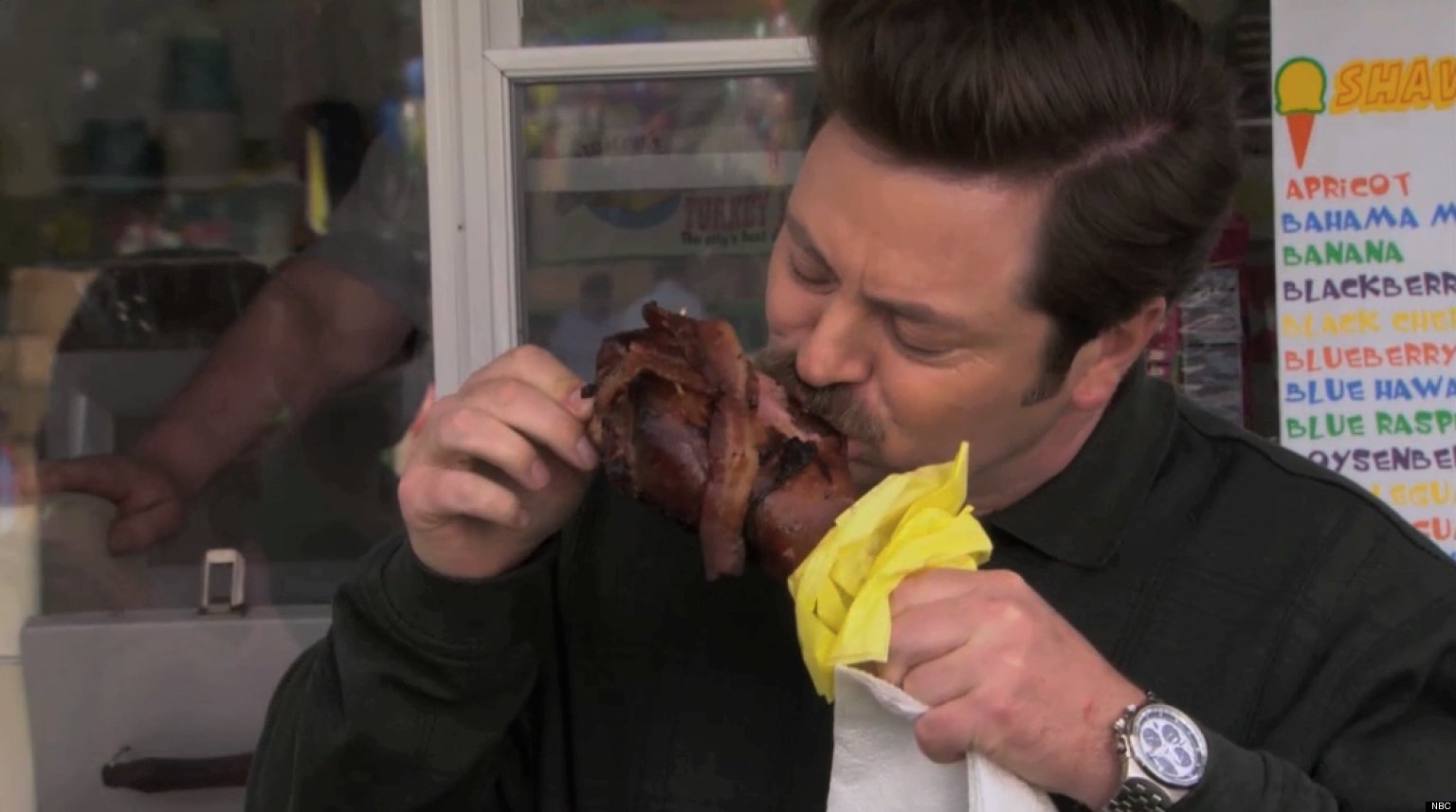 ron swanson meat shirt