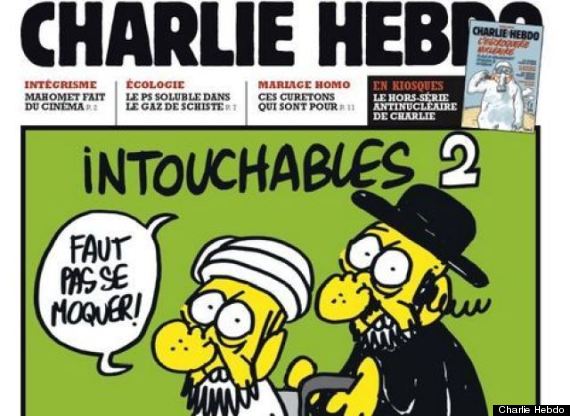 charlie hebdo intouchables 2