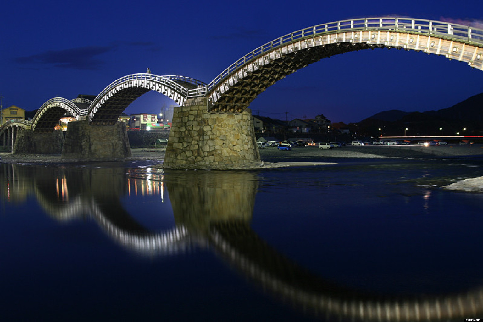 The Coolest Looking Bridges In The World (PHOTOS) | HuffPost : The incredible image depicting a stunning view. The colors are bold and blend flawlessly. The arrangement is great, with the details are very sharp.