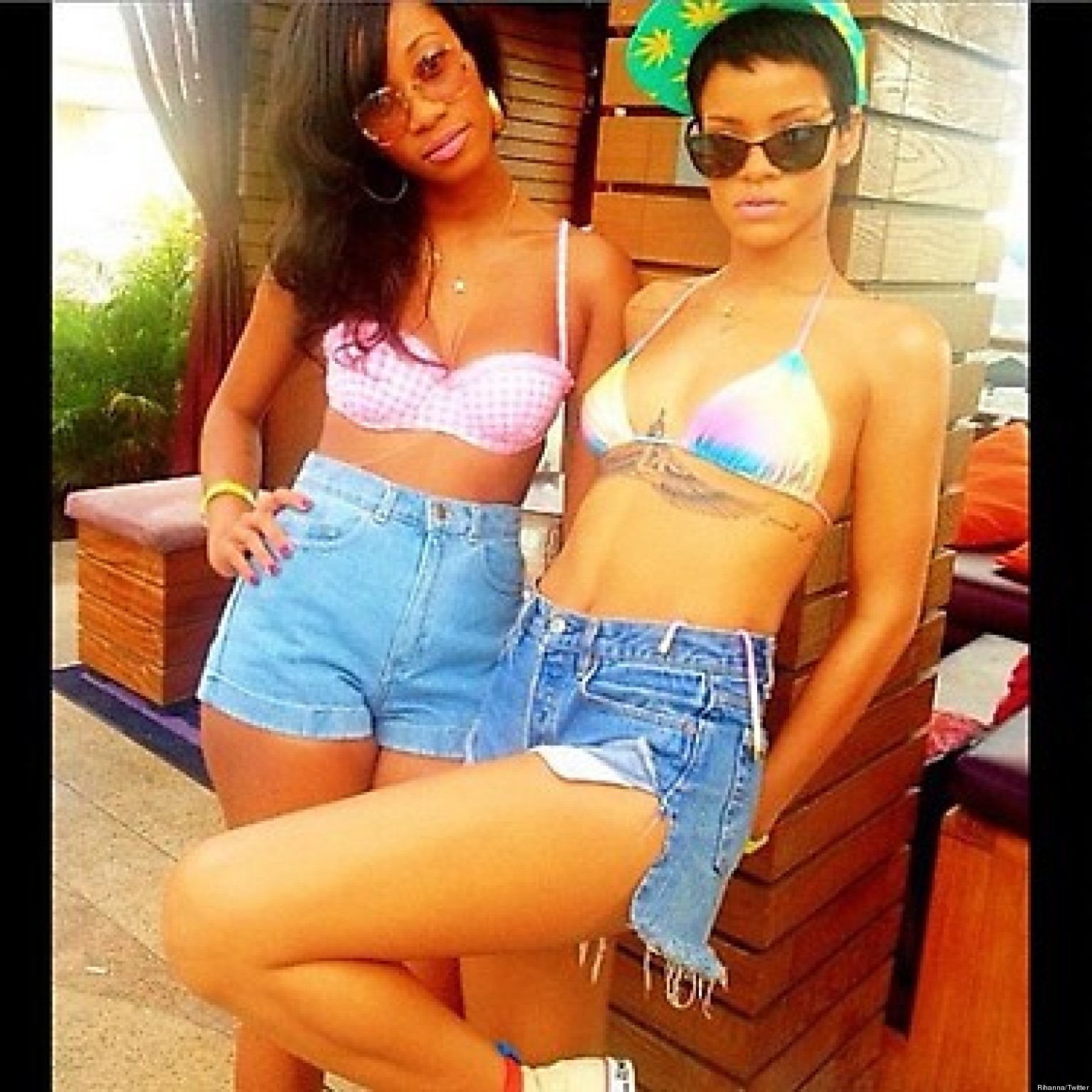 Rihanna Shows Off New Chest Tattoo In Teeny Bikini PHOTOS Rihanna Shows Off New Chest Tattoo In Teeny Bikini PHOTOS