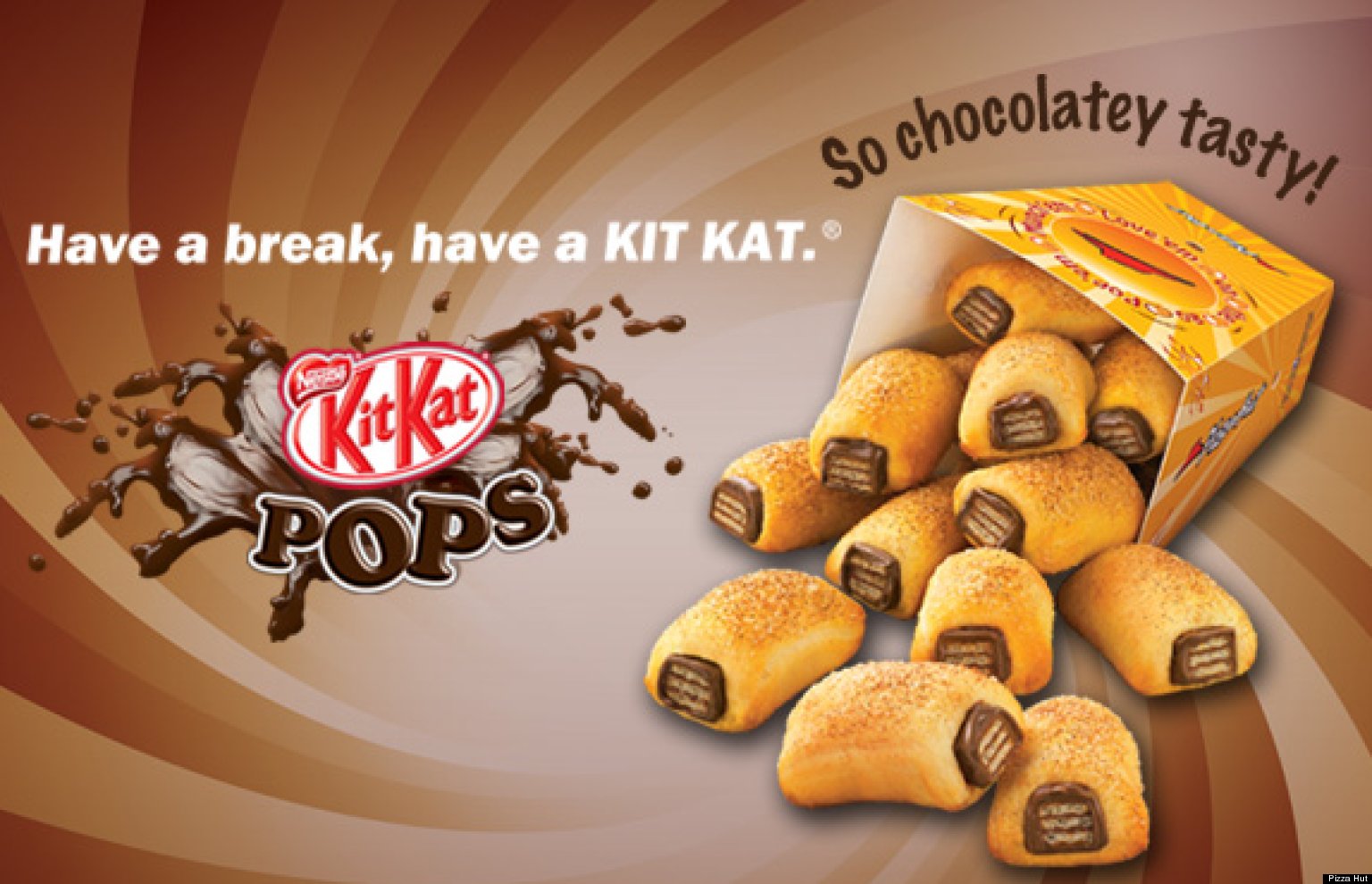Pizza Hut Middle East's 'Kit Kat Pops' Are Just Candy Bars Wrapped In