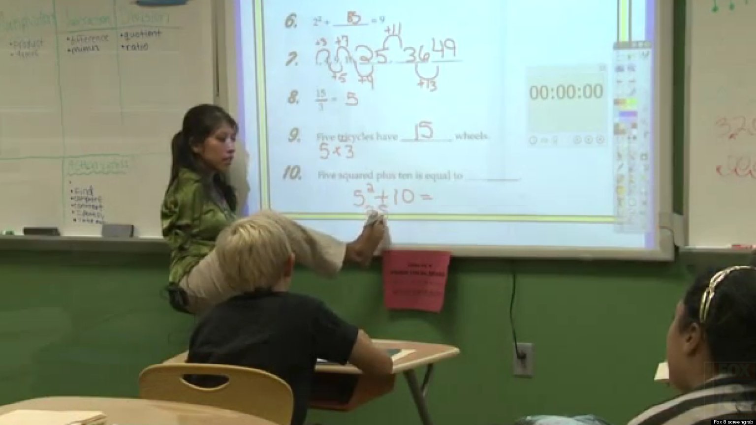 Mary Gannon, Ohio Teacher With No Arms, Instructs And Inspires With Her