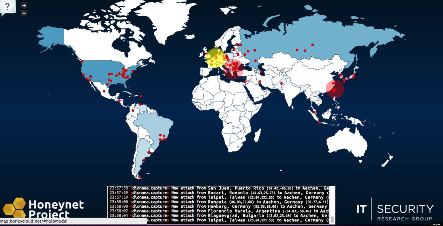 O MAP OF GLOBAL CYBERATTACKS Facebook 