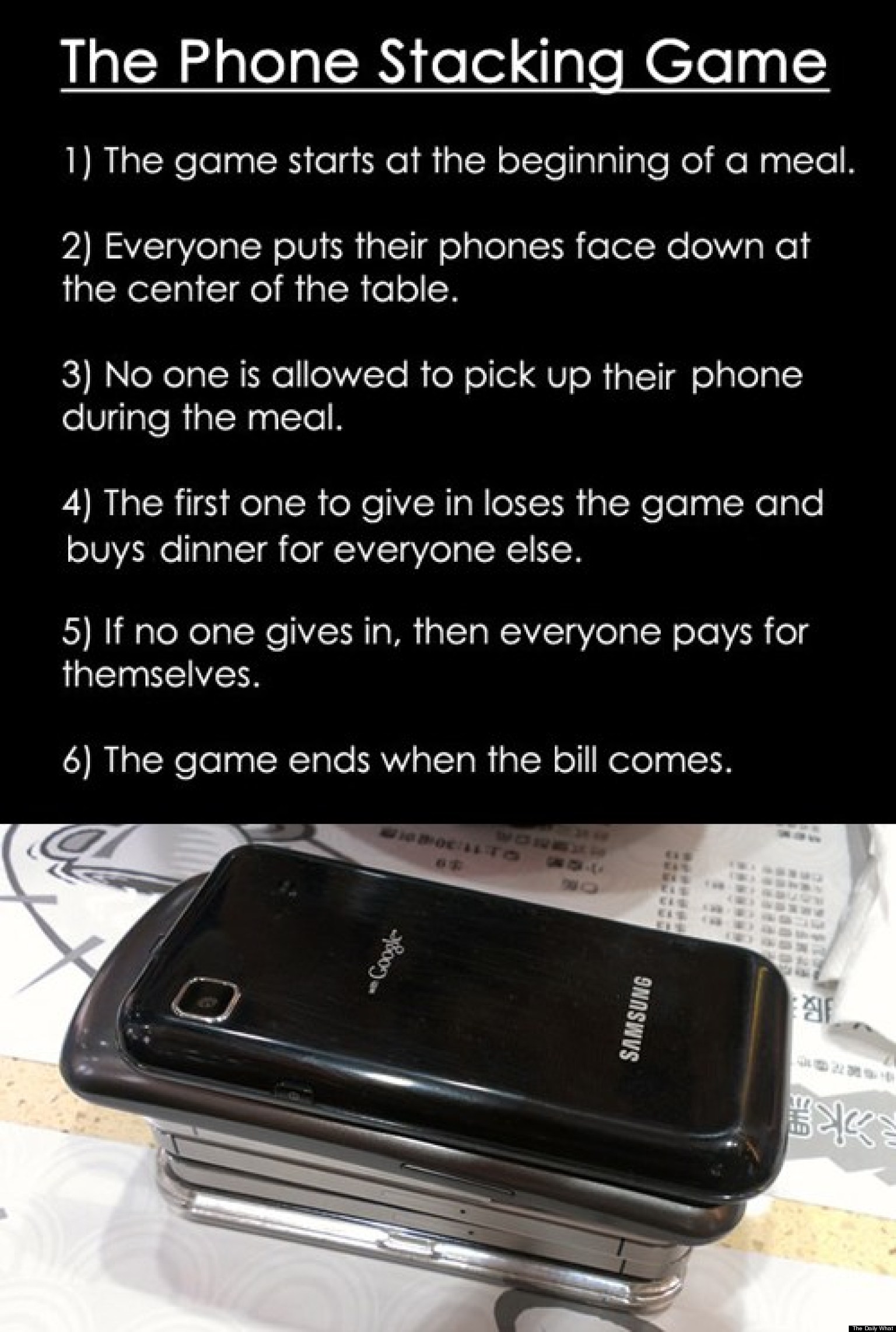 The Phone Stacking Game Changes Everything (PICTURE) HuffPost