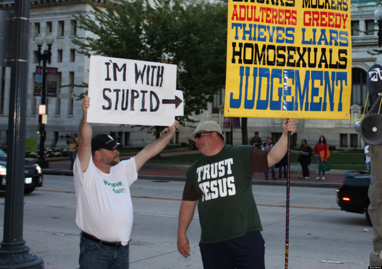 The Best I M With Stupid Sign Ever Picture Huffpost